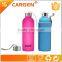 Cheap price elegant design frosted different color glass infuser bottle