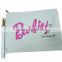 chic design zipper closure flat cosmetic bags with handle