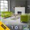 Pretty Appearance Hot Selling Comfortable Office Leather Sofa With Stainless Steel