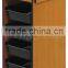 hairdressing brown wooden salon trolley M987