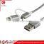 New arrival MFi Certified 2-in-1 USB Cable, Sync Data & Cable Charging Cord for Galaxy S6