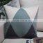 Custom geometric digital printing throw decorative plain pillow covers Car seat backrest cushions