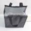 black polyester ice insulation bag portable shopping bag for refrigerant foods