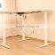 Professional office desks specific use and meta material two legs electric height adjustable table with CE certificate
