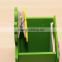 Lovely wooden pen container with photo frame / cartoon pen holder