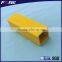 Flame retardant scratch resistance rectangular fiberglass tube
