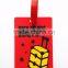 Letter Travel Custom Shaped PVC Luggage Tags Soft Rubber Bag Tag Wholesale
