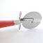 100% Food Grade New design TPR handle stainless steel pizza cutter wheel