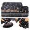 24 Pcs Professional Makeup Brushes Cosmetic Set Kit + Pouch Bag Case Black Wood2