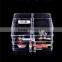 3 Layers Plastic Jewelry Storage Cabinet Box Insert Holder Makeup Case Transparent Cosmetic Organizer