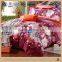 luxury reactive printed four pieces bedding set