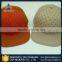 Advanced equipments made promotional snapback kids hats cap with leather strip cobweb