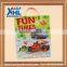 pretty and colorful cartoon pp gift package bag (with plastic handle )