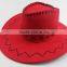 Hot Sale Cheap Multicolor Felt Leather Cowboy Hat