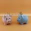 CERAMIC PIG PIGGY BANK COINS MONEY BOX SAFE SAVINGS CASH GIFT With Crown