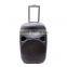 Professional super bass trolley portable bluetooth 15inch speakers