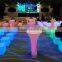 hot sale color changeable led night club cube furniture