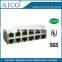 free sample pcb mounting right angle 8P8C metal poe 10/100/1000BASE-T amp rj45 connectors with transformer