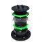 granite adjustable plastic pedestal