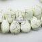 18*13MM water drop ivory TURQUOISE loose beads,stone loose beads,loose beads strand 3420001