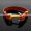  Express Wholesale Stainless Steel Anchor Genuine Leather Bracelet