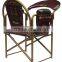 Folding & Knocked Down Muslim Prayer Chair for Elder - with Prayer Pad & Koran Pocket