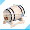 classic wooden wine barrel for grape wine culture
