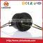 Low noise ISO9001 through bore slip ring