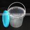 1 l transparent plastic honey candy cotton candy with lid handle