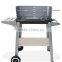 large enameled BBQ grill trolley
