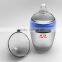 New Arrival BPA Free Food Safe Over Molding Silicone& PPSU Baby Bottle with 150ml 5OZ