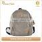 Hot Selling Street Style Washable Kraft Paper Backpack Grey Paper Backpack