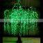 Christmas outdoor waterprood color changing led weeping tree light