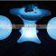 Modern Glass Wood Led Lighted Bar Counter tables/Night Club /Outdoor Moma LED Medium Bar Table