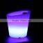 plastic RGB light ice bucket-for 5 or 6 bottles