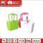 Lady plastic PE material supermarket felt plastic shopping basket