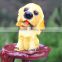 custom make 5cm resin dog figurines,palstic resin miniature dog figurines