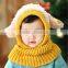 Siamese Puppy Scarf Winter New Baby Hat Wool Hat Winter Hat Hot Sale Beanie Hat Hooded Scarf Earflap Knit Cap