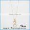 fashion jewelry white stone necklace chain turquoise necklace