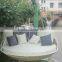 Rattan wicker swing bed