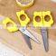 Factory price top quality tiger scissors popular PP TPR handle students scissors