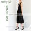 High Waist Halter Midi Dress Patterns New Arrival Long Party Dresses for Girls of 18 years old HSd7302