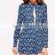 2015 fashionable hot sale OEM customized Jackie Romper in Fan Print