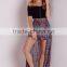 2016 young lady paisley print cheap long maxi skirts made in china