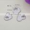 3* 3 CM custom inspired words logo charm tags diy round steel charm tags for jewelry accessories 2016