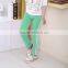 Factory Hot Sale Girl Sport Casual Elastic Waist Candy Color Children Pants