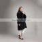 Myfur Wholesale Black Winter Warm Raccoon Fur Hood Knitted Fur Jacket For Women