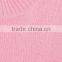 Crew Necked Pink Colored Asymmetrical Hem 100% Cashmere Sweater Women
