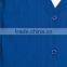 Latest! High Quality Bright Blue Button Through V-Neck Girls Long Sweater with Ribbed Trim