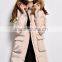 Professional Supplier Wholesale Duck Down Jacket Women Classic Style Long Black Down Jacket for